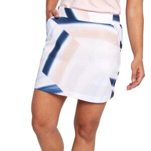 NWT Calia Women's 16” Birdie Golf Skort sediment Stripe Ardosia Womens Size XL